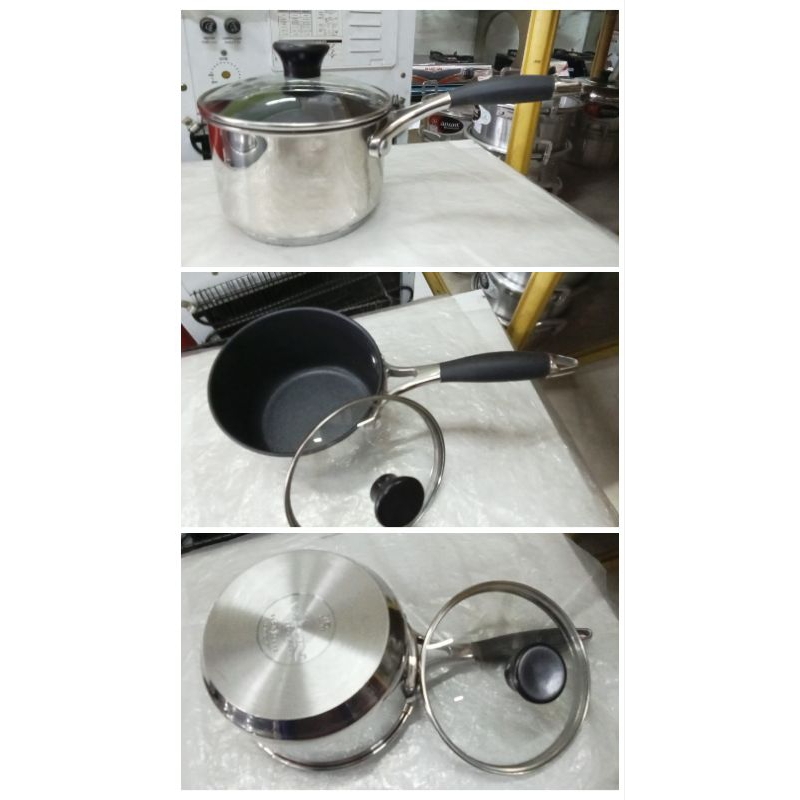 SAUCEPAN MAXIM EXPORT 14CM TEFLON+STAINLESS