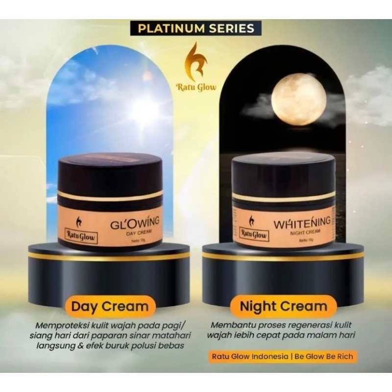Cream ecer Ratu Glow Platinum Original