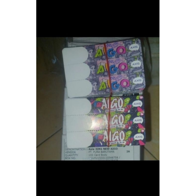 (kirim via chat) VOUCHER AXIS MINI 3Gb/5hari