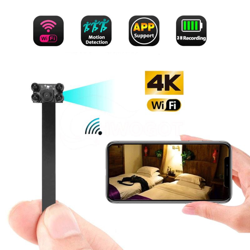 Spy Cam IP Jarum App LookCamPro Wireless CCTV Pantau Jarak Jauh Camera Mini
