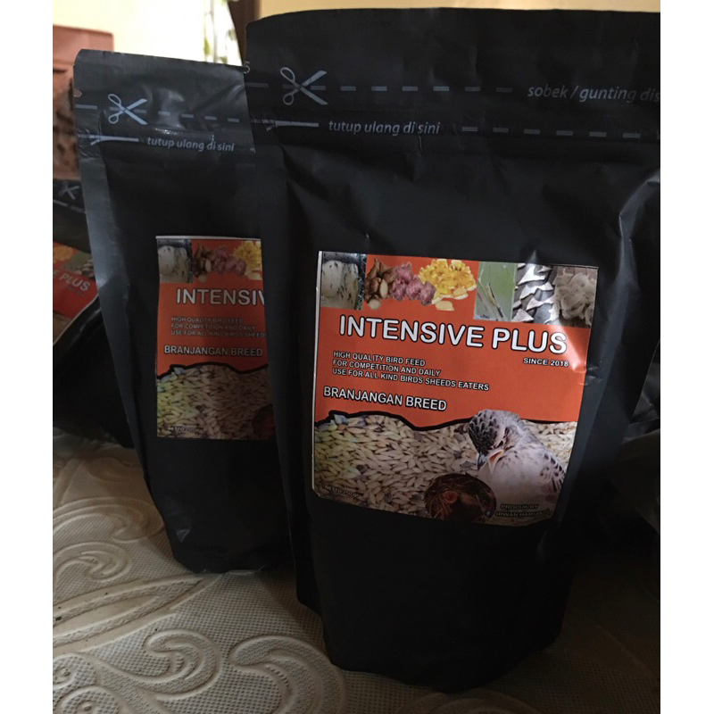 pakan burung branjangan intensive plus