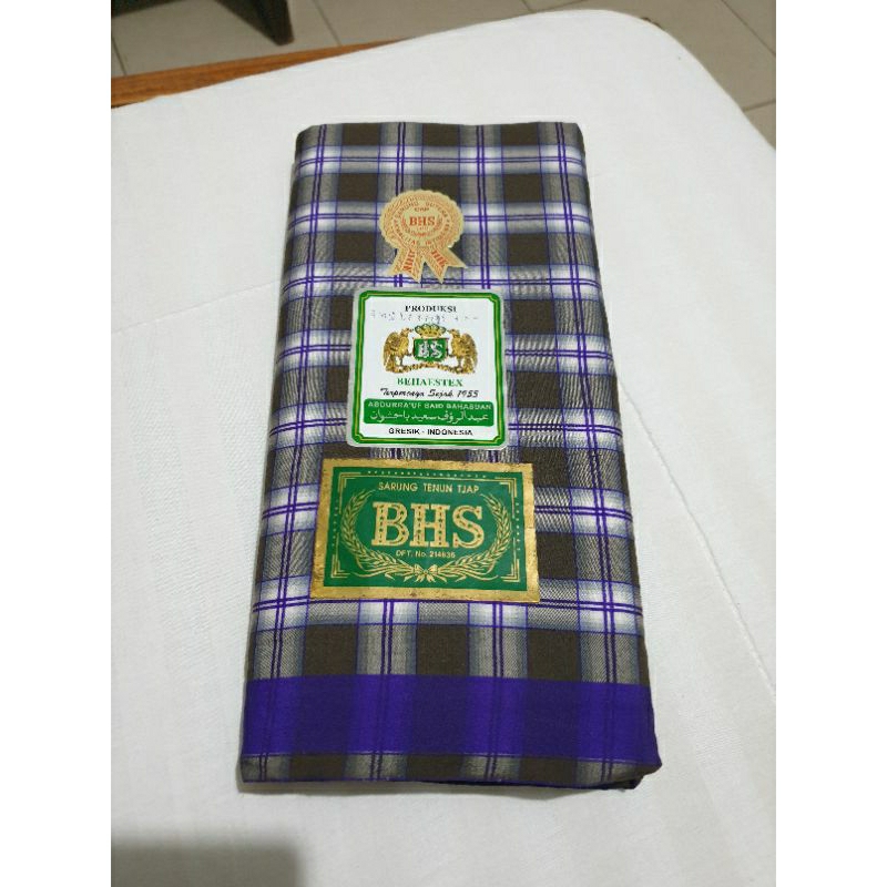 SARUNG BHS FULL SUTRA SPUNSILK GOLD TYPE TKB (TUMPAL KEMBANG JADUL LOGO KECIL