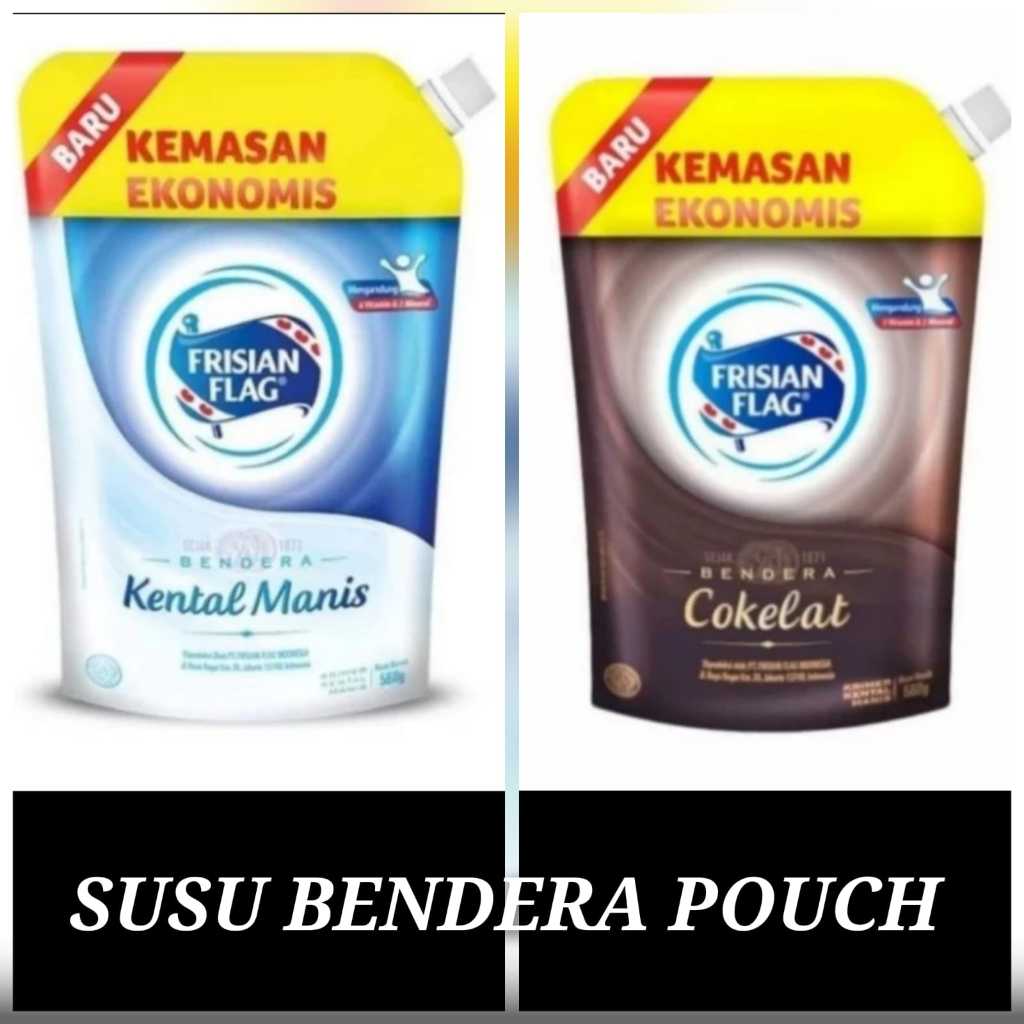 

susu bendera frisian flag pouch 545gr