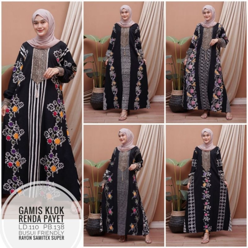 LONGDRESS BATIK|| GAMIS PESTA|| GAMIS BATIK