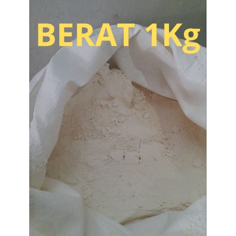 

TEPUNG SINGKONG 1Kg / TEPUNG GAPLEK HALUS 1Kg / TEPUNG TIWUL FREE GLUTEN