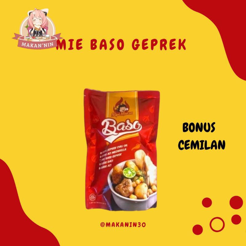 

MIE BASO GEPREK NYAI MERCON Free bonus