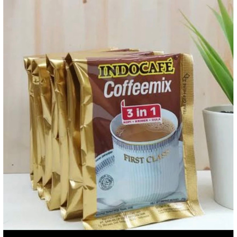 

Indocafe Coffeemix 3in1 Kopi Instan 1 Renceng Isi 10 Sachet @20gr