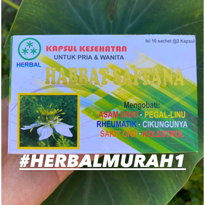 

HABBAT SAFFANA KAPSUL FLU TULANG DAN ASAM URAT ORIGINAL