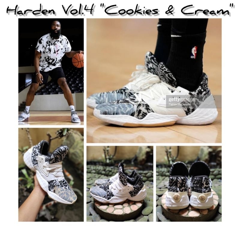 Adidas Harden Vol.4 "Cookies&Cream" - size 45