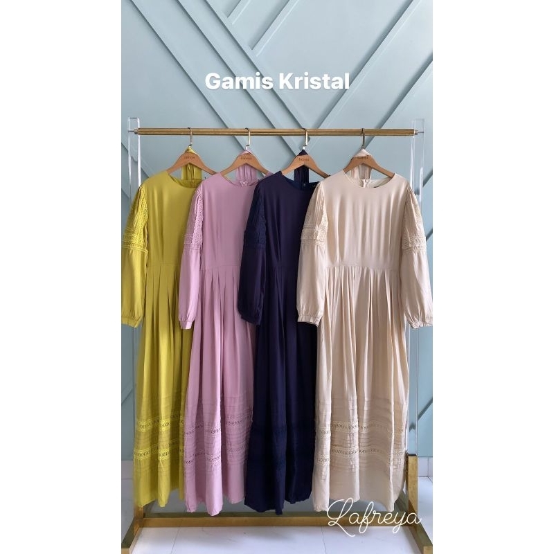 Gamis Brukat Import LFY Kristal
