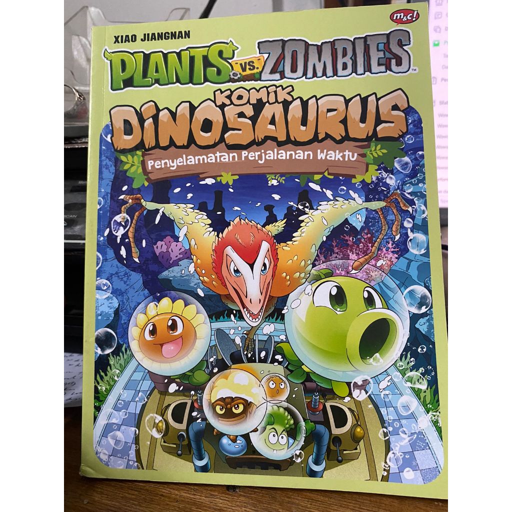 Plants vs zombie - komik dinosaurus penyelamatan perjalanan waktu