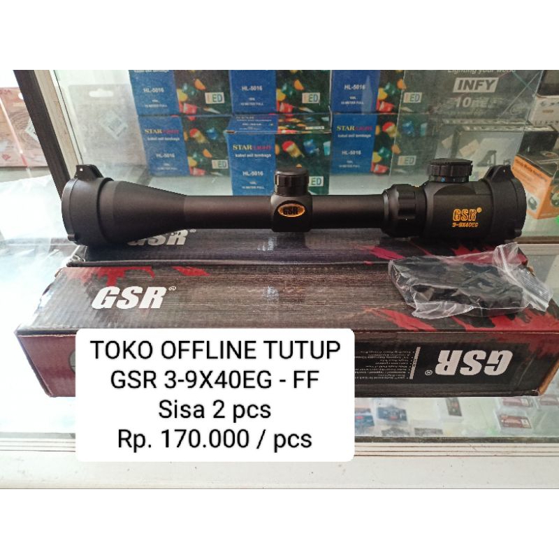 Teleskop 3 9x40 EG-FF GSR (BACA DESKRIPSI DULU)