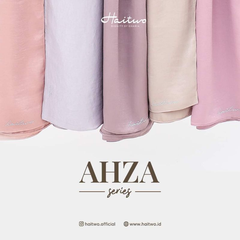 Haitwo Hijab Segi Empat Silk Ahza Series