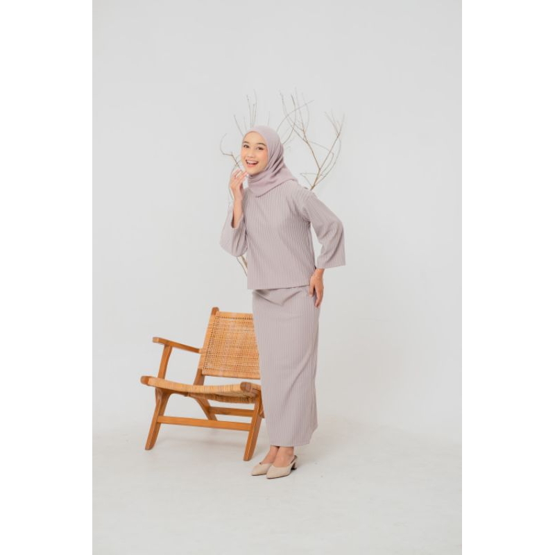 Hanni one set / one set wanita/ one set rok