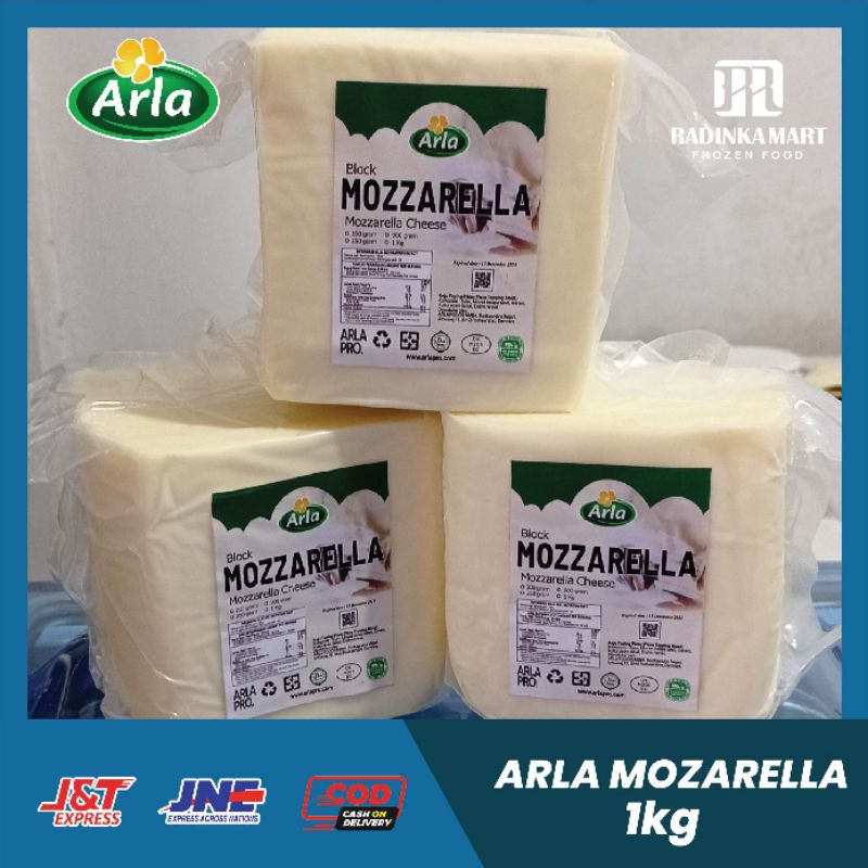 

Arla Mozarella Cheese 1kg - Keju Mozzarella Arla exp terbaru