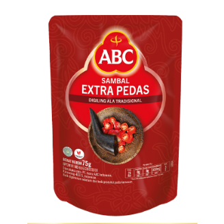 

Abc Sambal Extra Pedas Pouch 75g