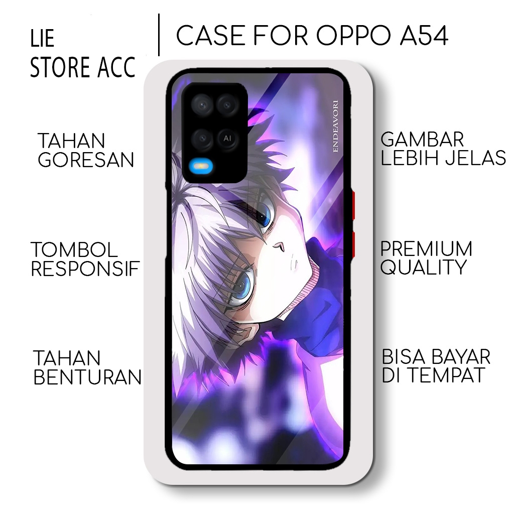 Case OPPO A54 ANIME  KILLUA ZOLDYCK - ANIME CHUNTER - KARAKTER ANIME Hardcase 2D Fashion Casing bump