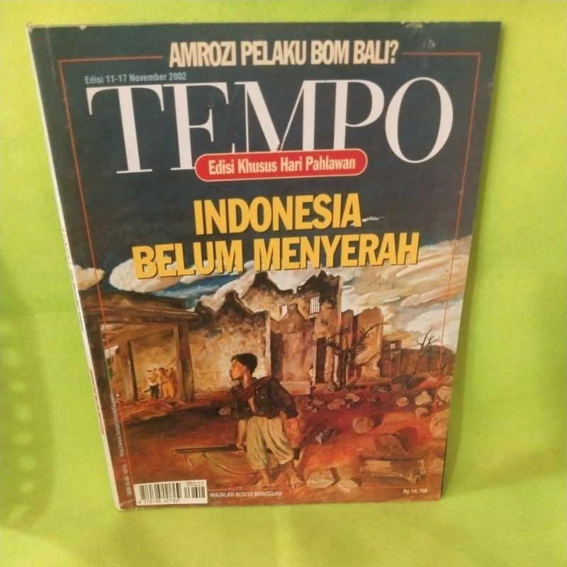 MAJALAH TEMPO EDISI KHUSUS INDONESIA BELUM MENYERAH TH. 2002