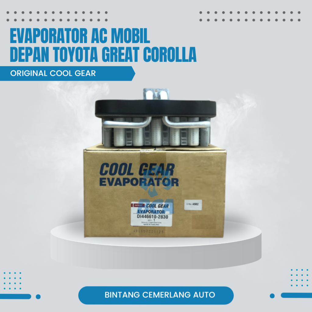 EVAPORATOR COOLING AC Mobil Depan Toyota Great Corolla ORIGINAL COOL GEAR