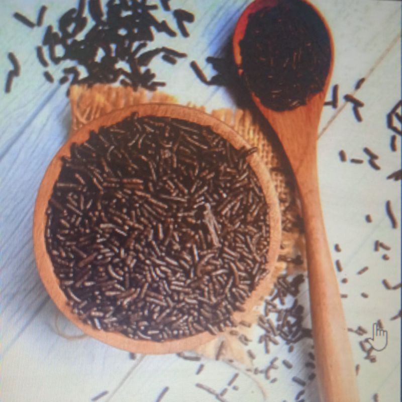 

meses coklat/warna warni