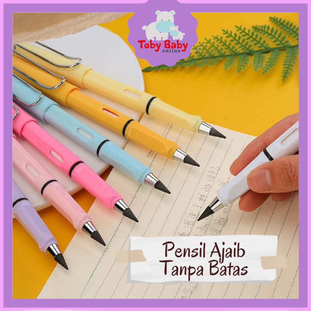 

Pensil Eternal Ajaib Tanpa Batas Pencil Unlimited No Sharpen Erasable Premium