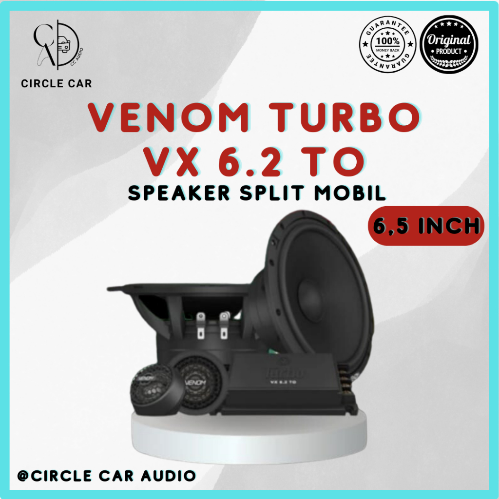 SPEAKER SPLIT VENOM TURBO VX 6.2 TO 6,5 INCH / SPLIT VENOM VX 6.2 TO