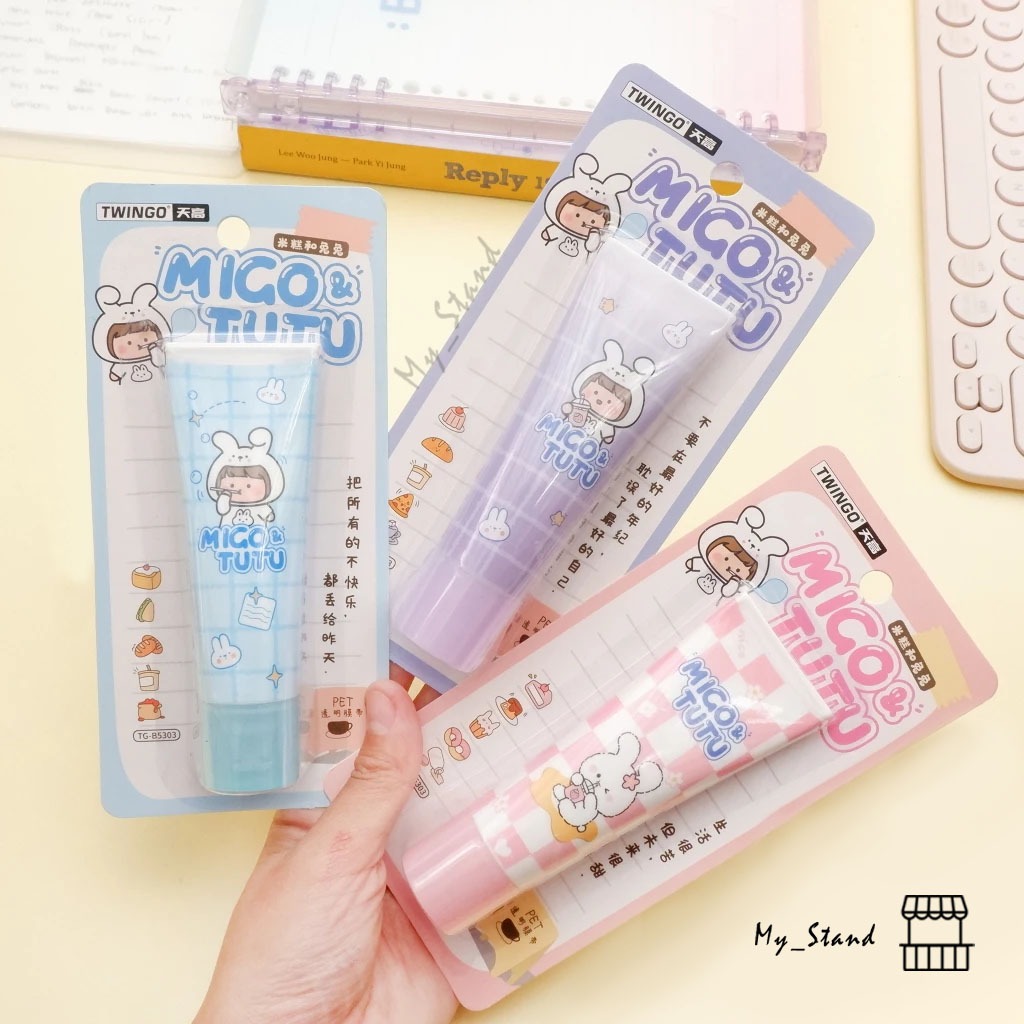 

Tip-X Kertas Twingo Odol TG-B5303 Migo & Tutu Correction Tape Roll Tipe x Tipex Tip x Tip-ex Pita Penghapus Pulpen