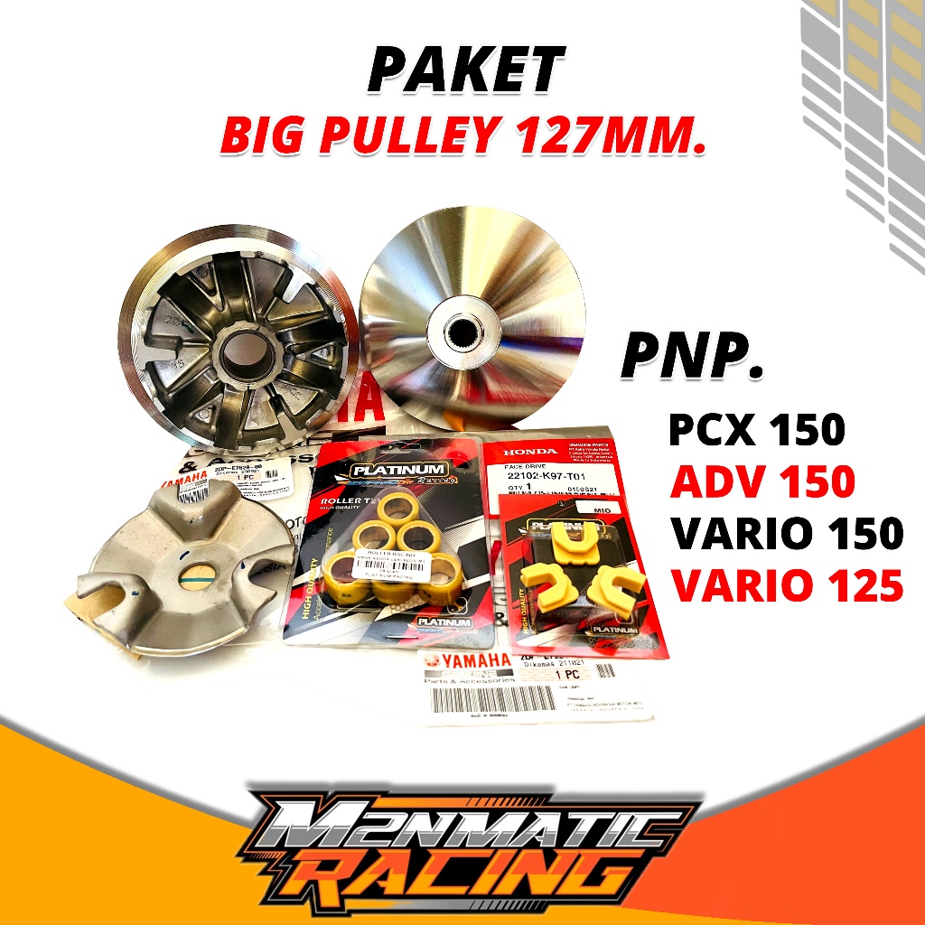 upgrade pulley nmax-RUMAH ROLLER 127mm PNP adv 150 rumah roller vario pnp pulley nmax BUBUT-Big pull
