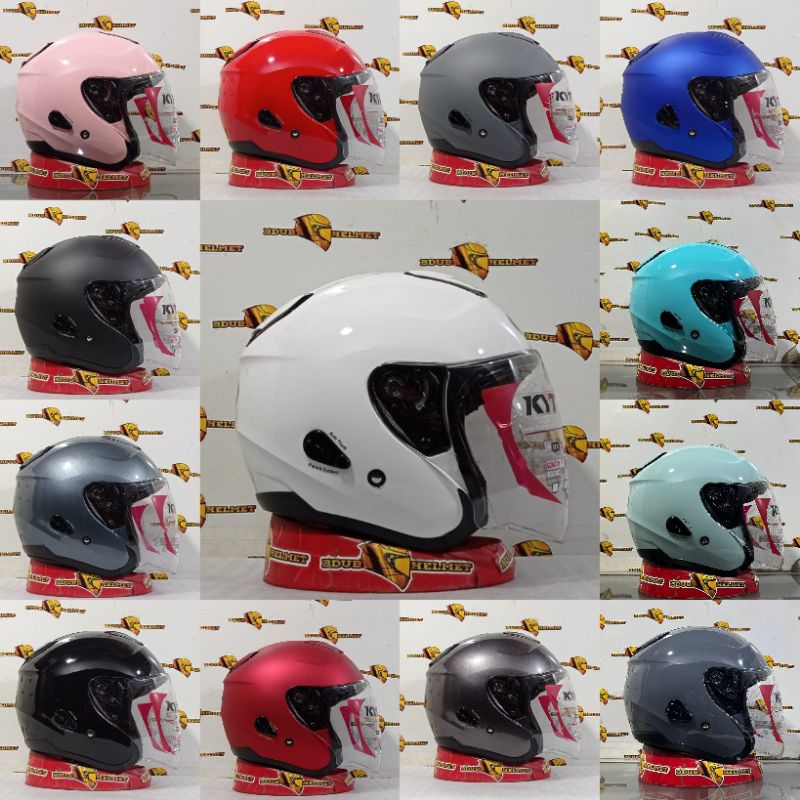 HELM HALF FACE KYT KYOTO 100%ORIGINAL HELM