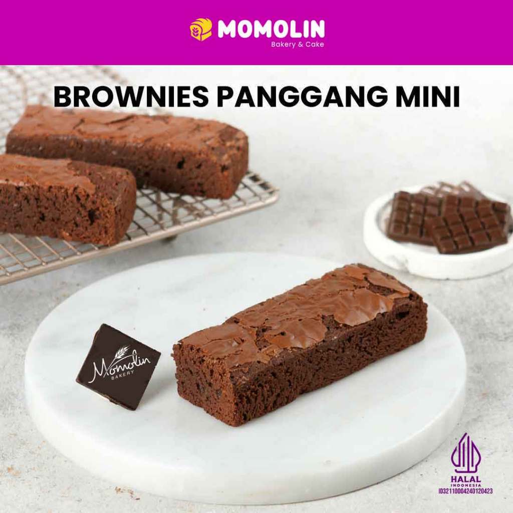 

Momolin Bakery Brownies Panggang Mini | Kue Brownies | Brownies Coklat