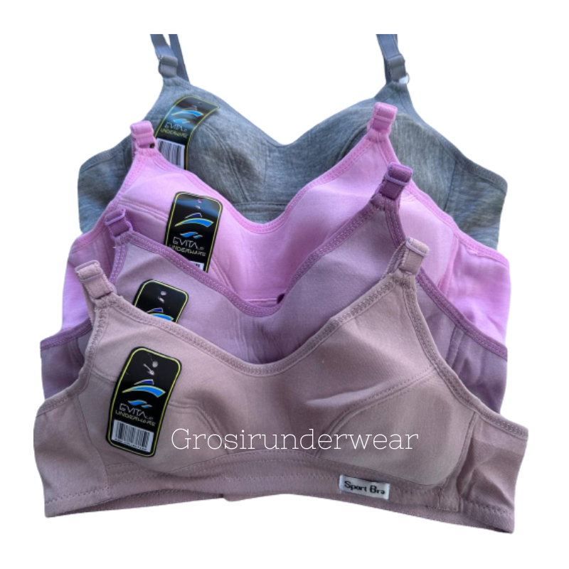 6 PCS BH Bra Remaja ABG Polos