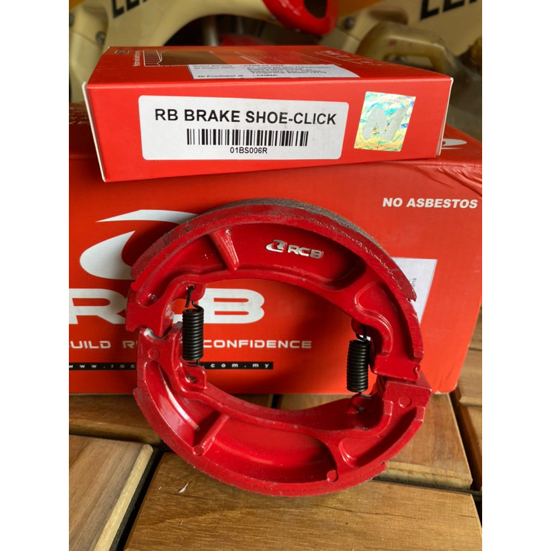 rcb brake shoe kampas rem belakang honda vario
