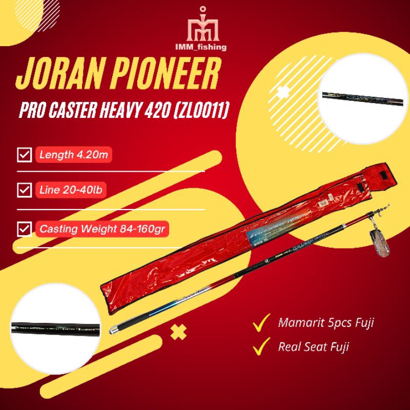 JORAN PIONEER PRO CASTER HEAVY | SURF | TELESCOPIC