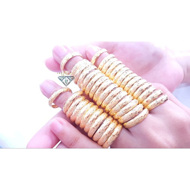 cincin emas asli bangkok kuning 8k