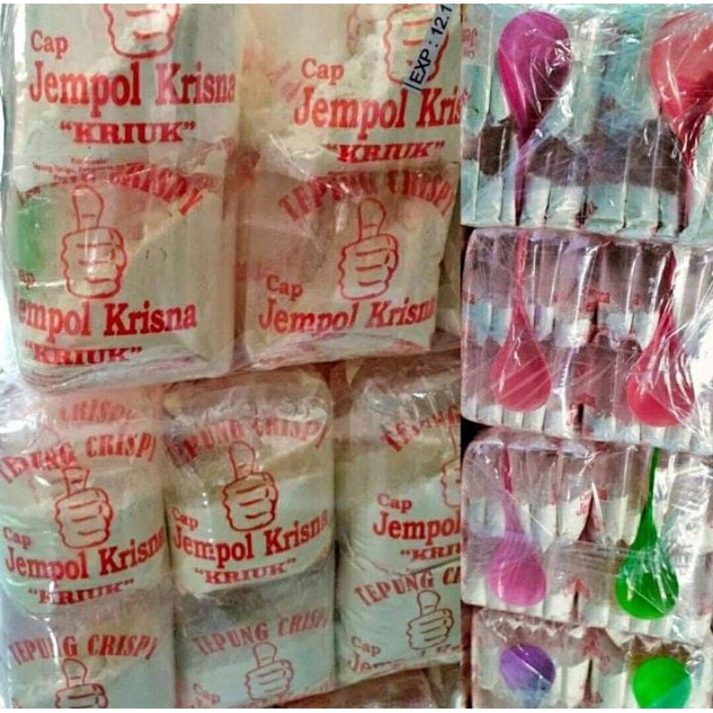 

TEPUNG JEMPOL KRIUK ISI 10 PCS FREE CENTONG