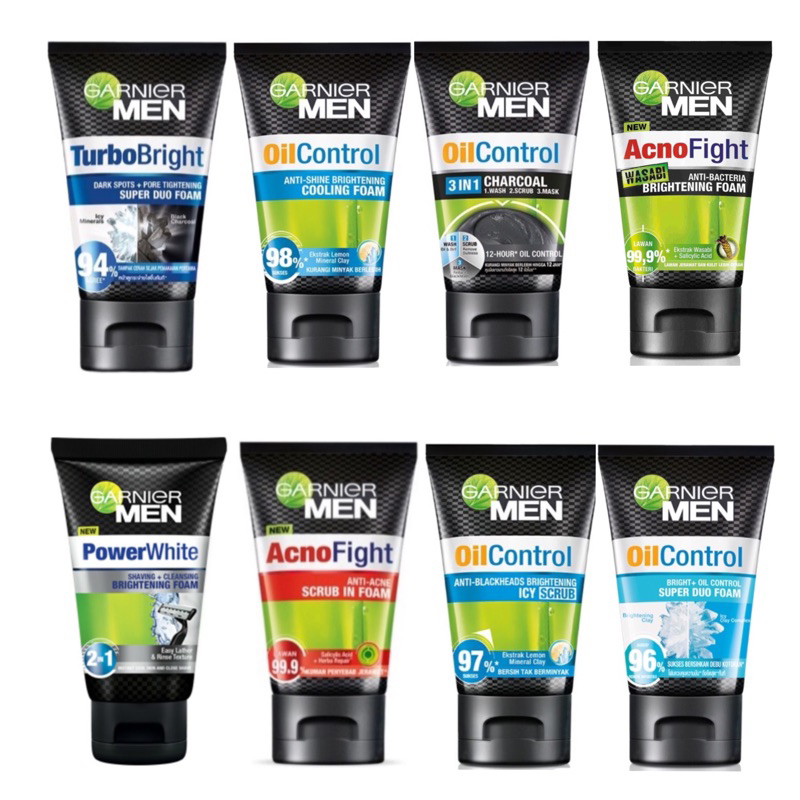 GARNIER MEN FACIAL FOAM 100 ML & 50 ML