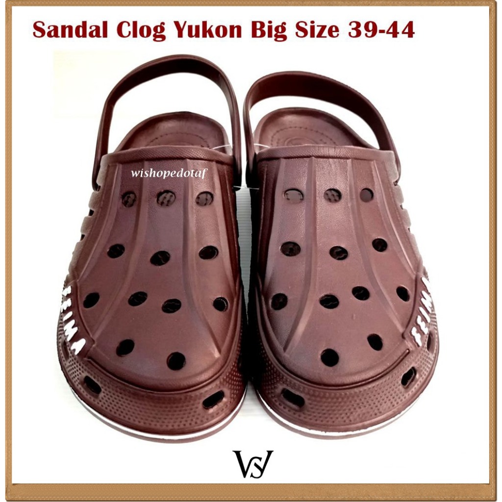Sandal Sepatu Crocs Pria Yukon Rubber Sport