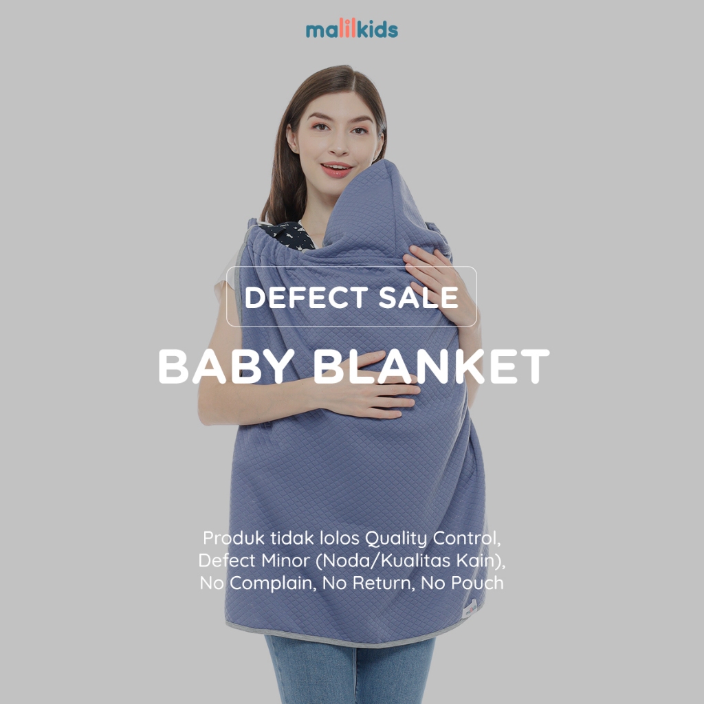 (Defect Sale) Malilkids Selimut Bayi Baby Blanket