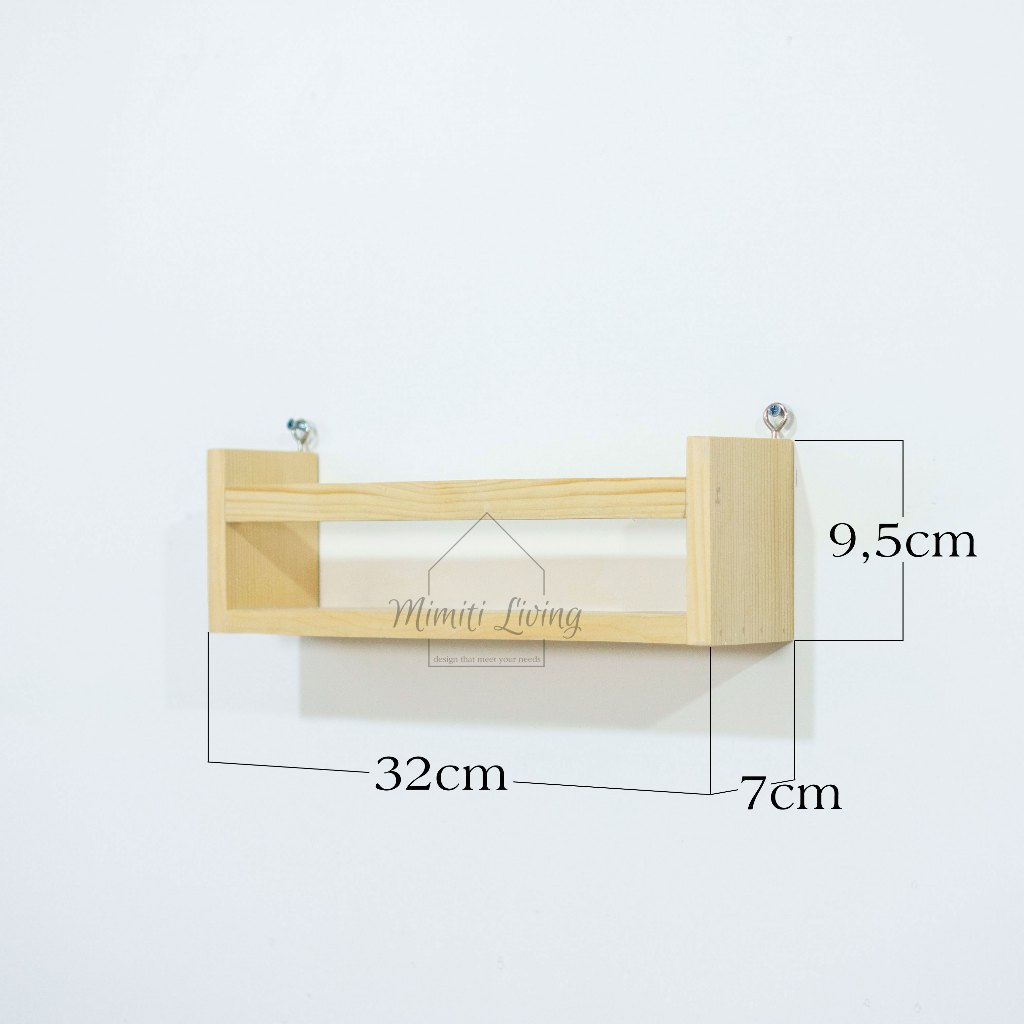 rak gantung serbaguna/ rak buku/ rak aesthetic