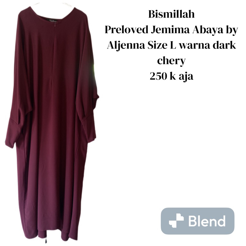 Preloved Jemima Aljenna Warna dark chery
