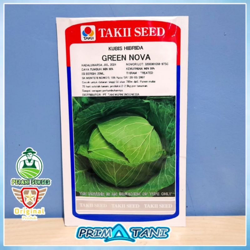 Benih Kubis GREEN NOVA 20ML