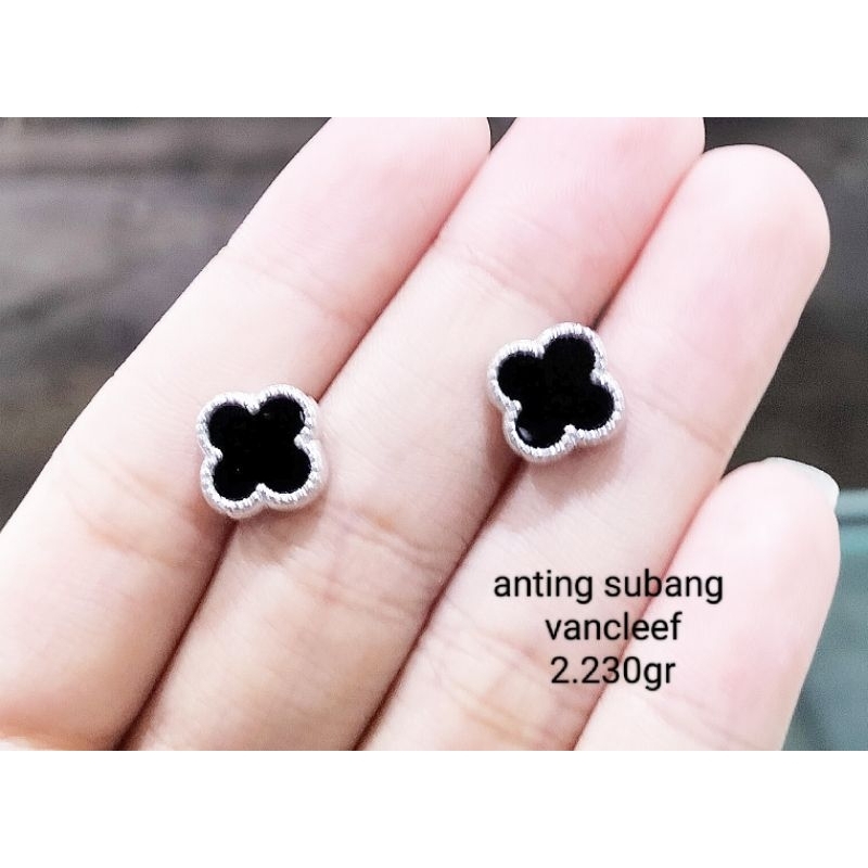 anting subang vancleef perak925