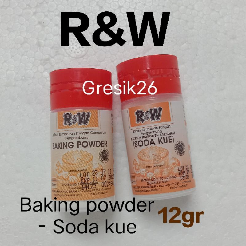 

RW soda kue - Baking powder kemasan botol 12gr