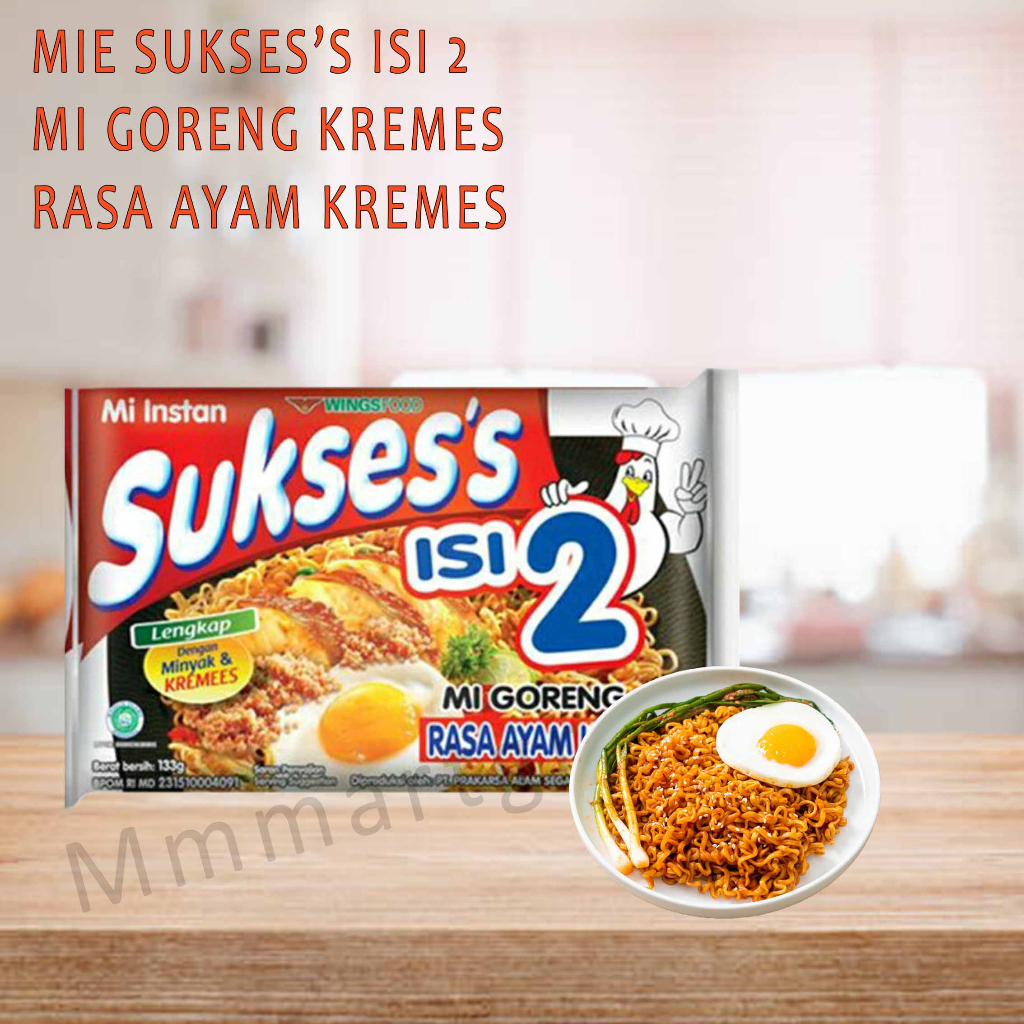

Mie sukses isi 2 / Mie Instan Goreng / Mi Rasa Ayam Keremes