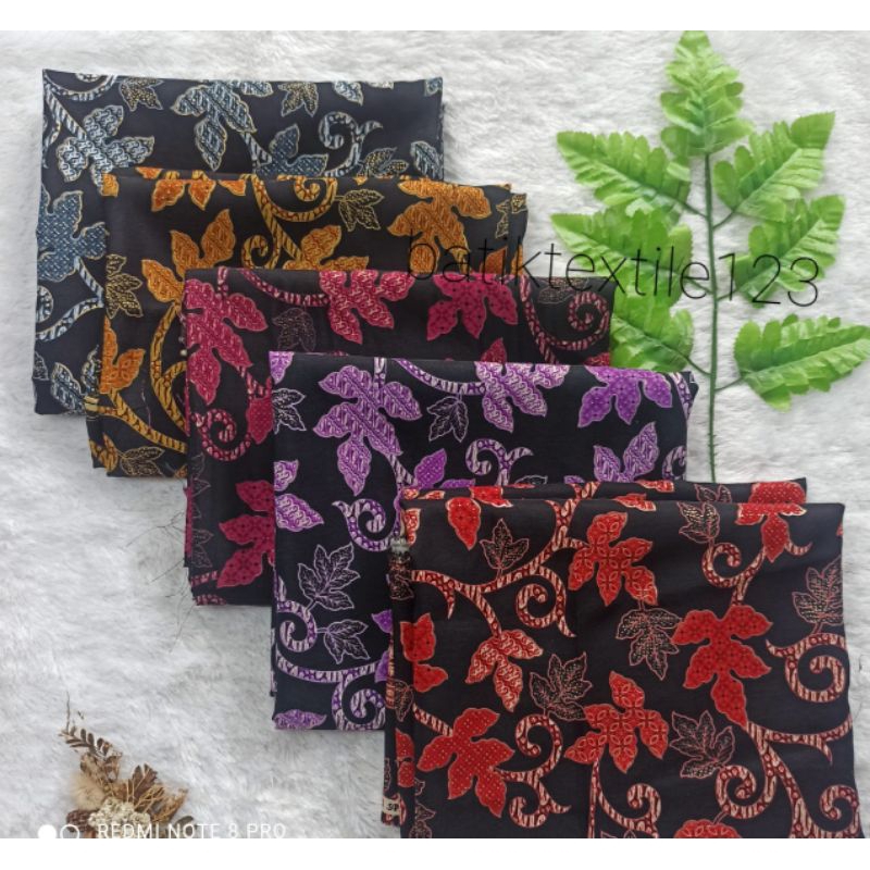 KAIN BATIK METERAN BATIK KEKINIAN MOTIF DAUN PAYA TERBARU KELASIK