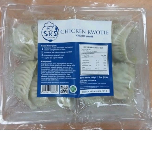 

dimsum kwotie ayam Sks-isi 12