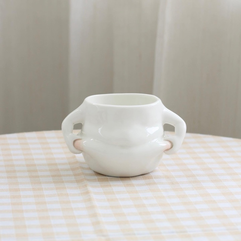 Mug kopi teh lucu unik estetik gelas keramik