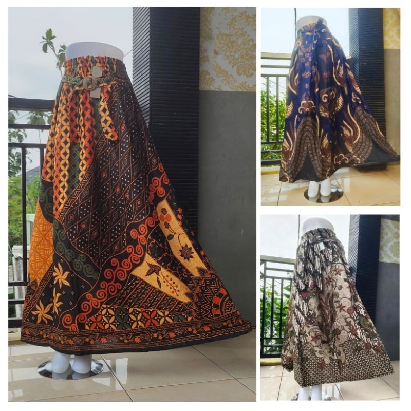 Rok Batik / Batik / Rok Klok / Rok Wanita / Bawahan / Bawahan Wanita