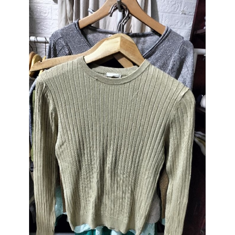 Rajut Lidi Crop Balon