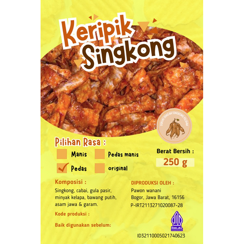 

keripik balado pawon wanani